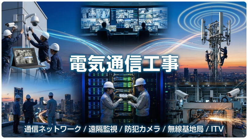 電気通信工事の画像