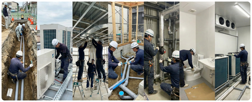 管工事技術者の画像